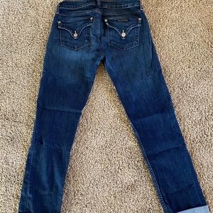 Hudson cropped skinny jeans